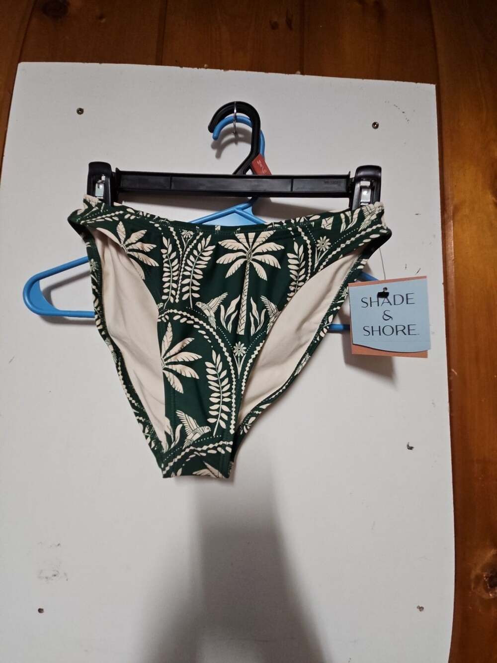 Shade & Shore Bikini Bottom Size S (4-6) Green